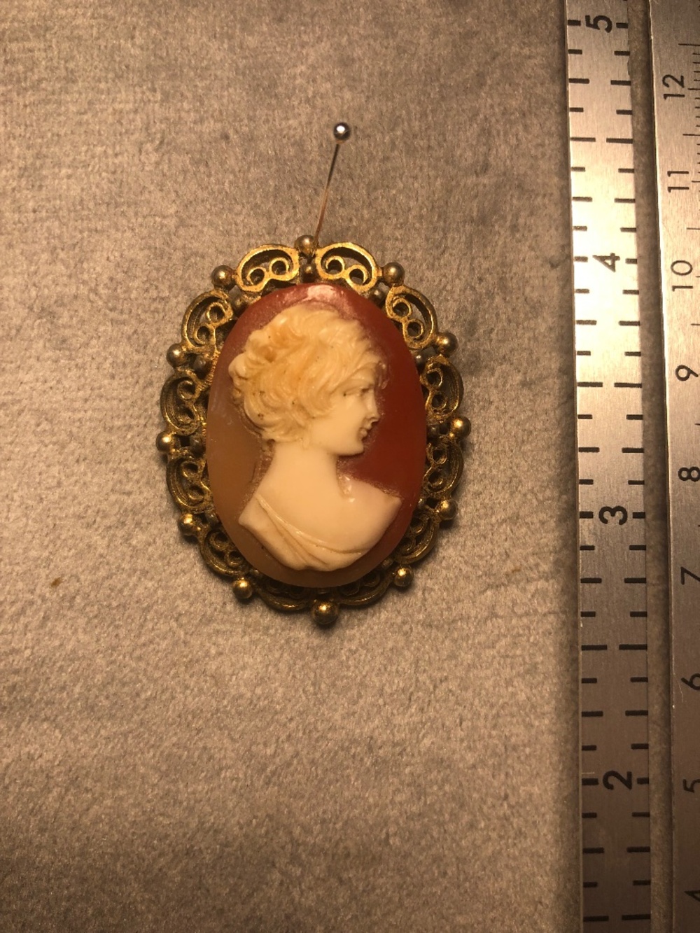 Vintage Cameo Brooch